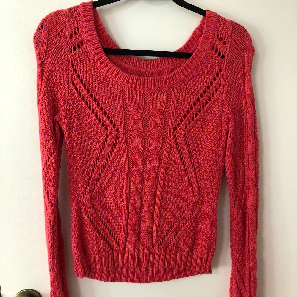 Pink sweater